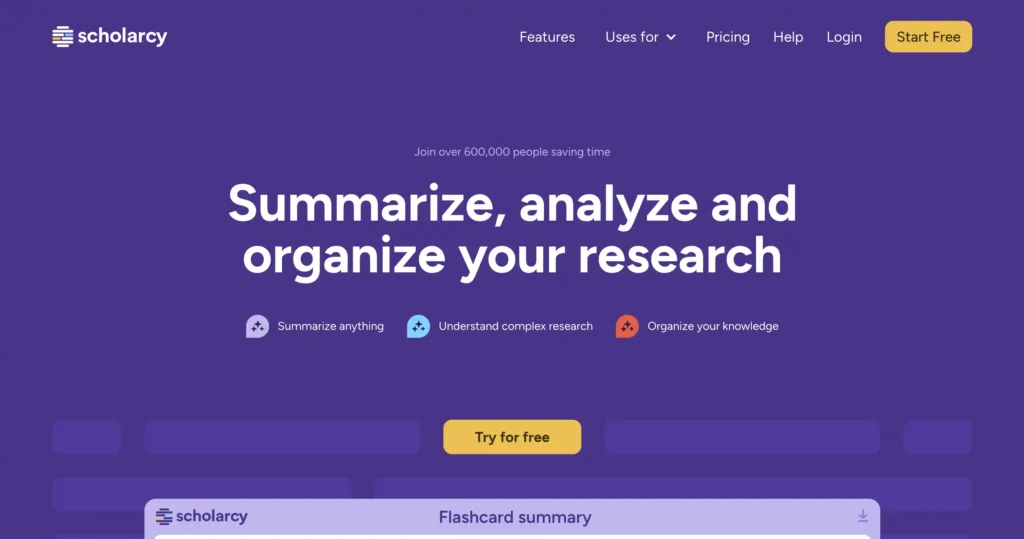 Scholarcy